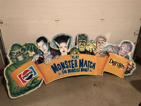 Pepsi Dorito's Monster Match game. Universal Monsters. Creature from the Black lagoon ...