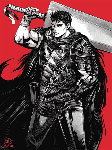 Guts The Black Swordsman by amarcus88LG on DeviantArt