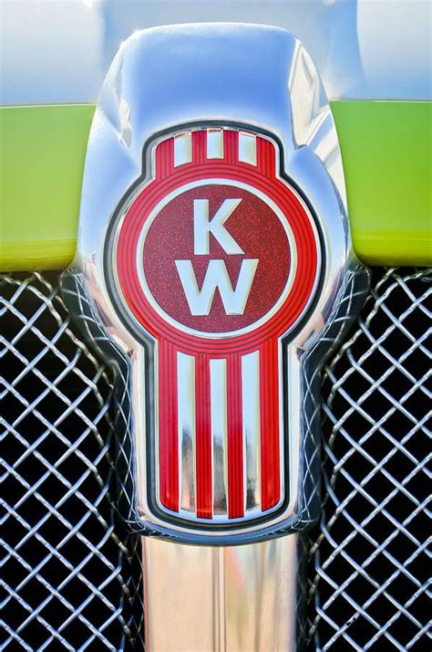 Classic Cars Photograph - Kenworth Truck Emblem -1196c by Jill Reger | Kenworth trucks, Kenworth ...