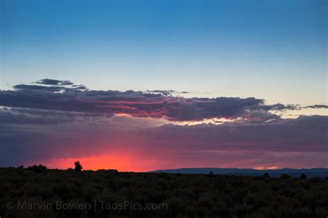 Taos Sunset #5 | MarvinBowen.com