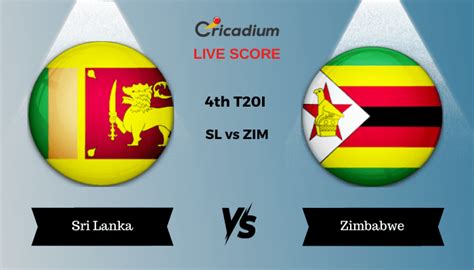 Zimbabwe tour of Sri Lanka 2024 4th T20I SL vs ZIM Live Cricket Score ...