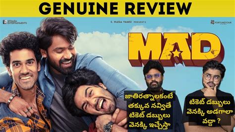 MAD Movie Review | Telugu | Kalyan Shankar | S. Naga Vamsi | Fun ...