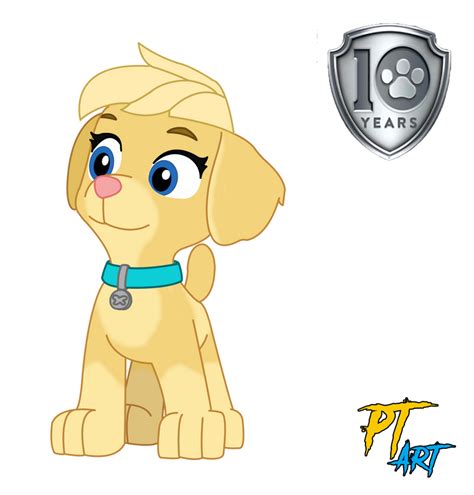 PAW Patrol - Ella The Mighty Pup (HD Art) by PlatinumShrineArt on DeviantArt