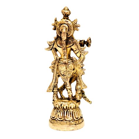 Brass Krishna Statue - Balaji Handicrafts