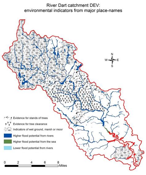 River Dart Catchment Map by @waternames : r/MapPorn