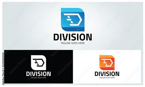 Division logo design template ,Letter D logo ,Vector illustration Stock ...