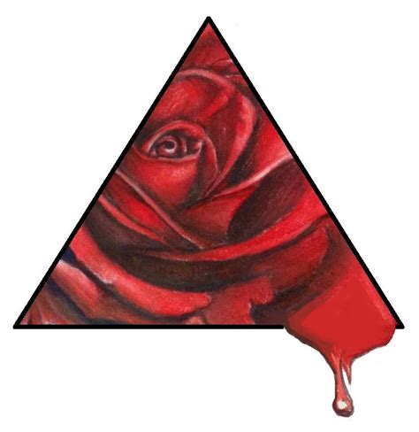 Rose in a triangle. | Abstract artwork, Artwork, Abstract