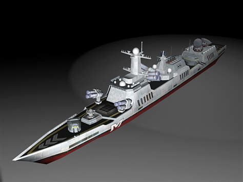 Navy Warship 3d model 3ds Max files free download - modeling 47074 on CadNav