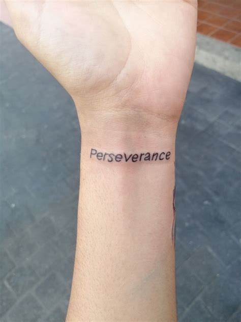 #tattoo #perseverance | Knee tattoo, Perseverance tattoo, Inspirational tattoos