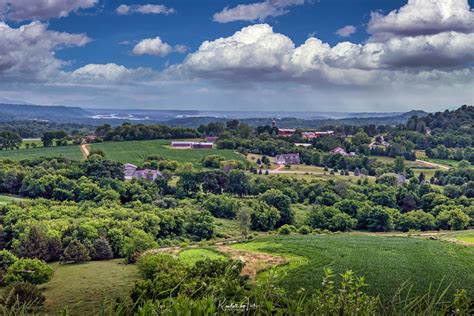 Looking Southwest Toward The Mississippi River, Jo Daviess County ...