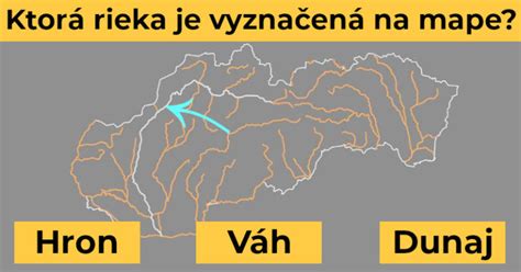 Mapa Slovenska Rieky