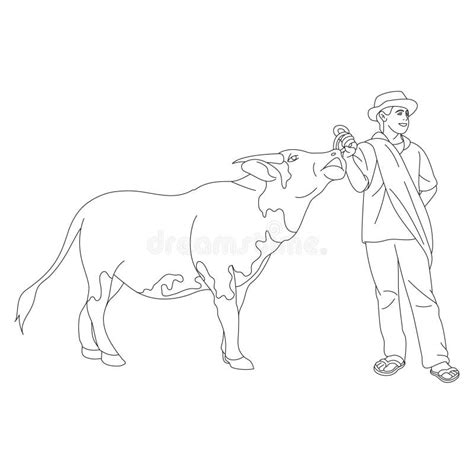 Carabao Black And White Clipart