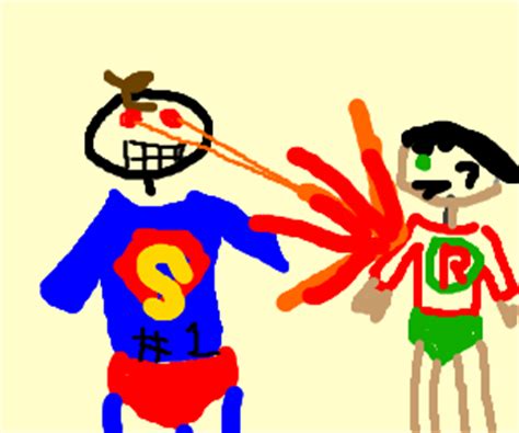 Superboy-Prime kills the Teen Titans - Drawception