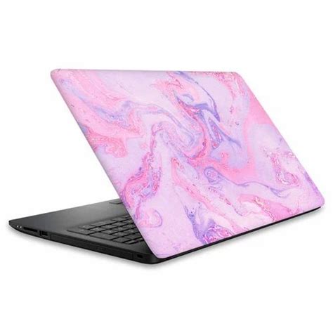 Pink Marble Laptop Skin, Custom Laptop Skin, Laptop Skin Sticker, Full ...