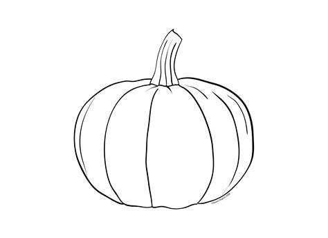 pumpkin outline printable pumpkin outline halloween coloring sheets ...