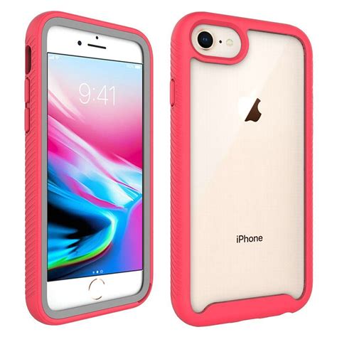 For Apple iPhone 7/8/SE (2020) Case, by Insten Shockproof Heavy Duty Bumper Hard Plastic/Soft ...