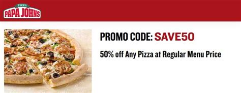 Pinned August 15th: 50% off any pizza at #PapaJohns via promo code SAVE50 #TheCouponsApp | Papa ...