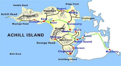 map of Achill Island