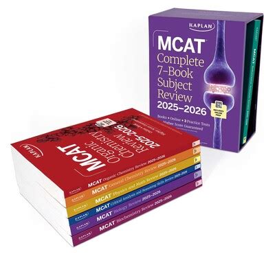 MCAT Complete 7-Book Subject Review 2025-2026, Set Includes Books ...