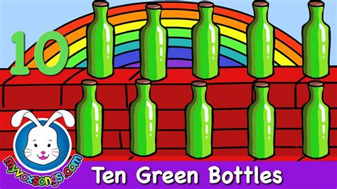 Ten Green Bottles - Nursery Rhymes - YouTube