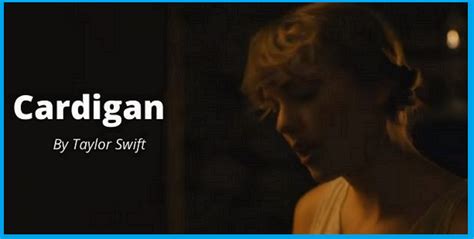 Taylor Swift Cardigan Album Cover