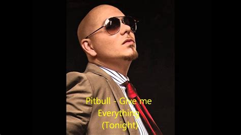 Pitbull - Give me Everything (Tonight) - YouTube