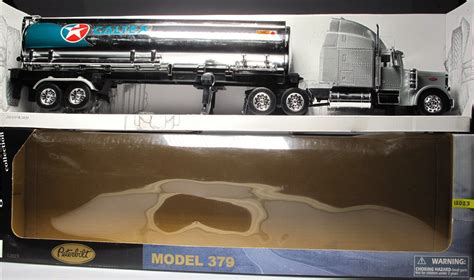 NEW RAY 12023 Peterbilt 379 tanker truck Caltex "NEW RAY" SCALE 1:32 ...