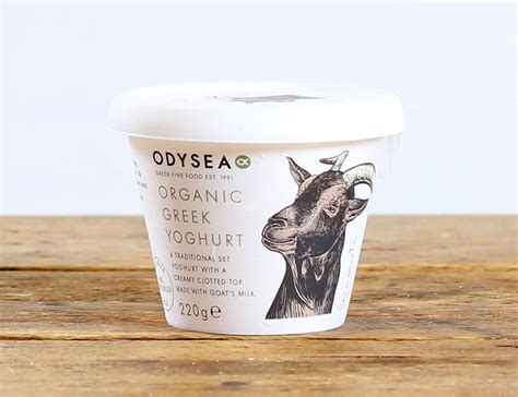 Goat's Milk Greek Yogurt, Organic, Odysea (220g)