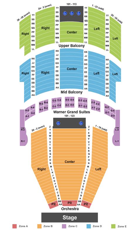 Warner Theatre - DC Seating Chart - Washington, DC | CloseSeats.com