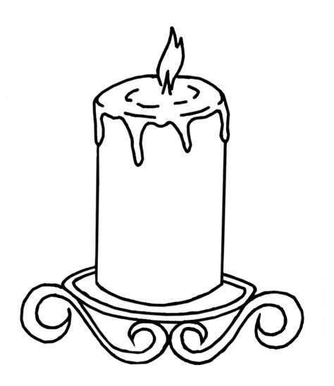 Birthday Cake Coloring Page With No Candles