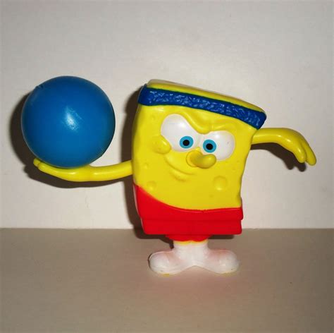 McDonald's 2012 SpongeBob Squarepants Sport Toys Basketball Player Happy Meal Toy Loose Used