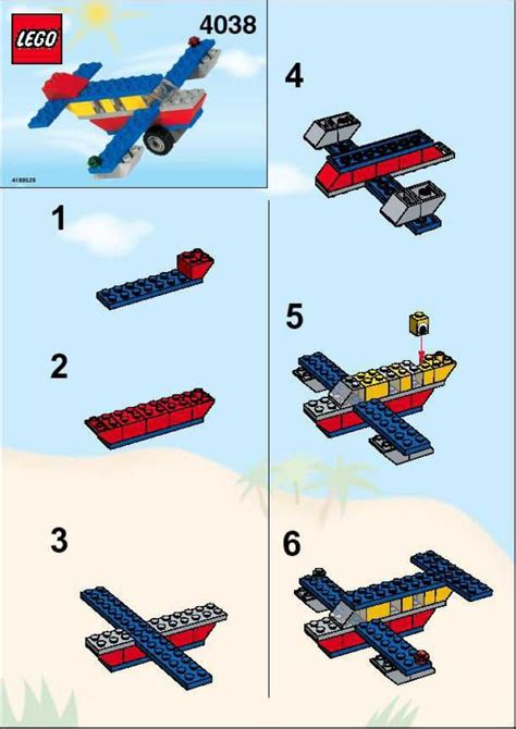 4038 Airplane - LEGO instructions and catalogs library