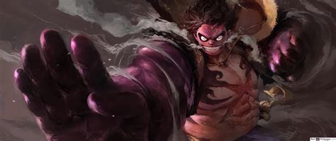 Luffy Gear 4 Snake Man - 2560x1080 Wallpaper - teahub.io