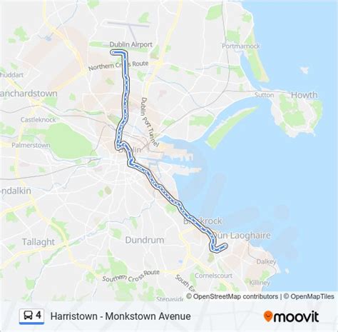 4 Route: Schedules, Stops & Maps - Monkstown Ave (Updated)