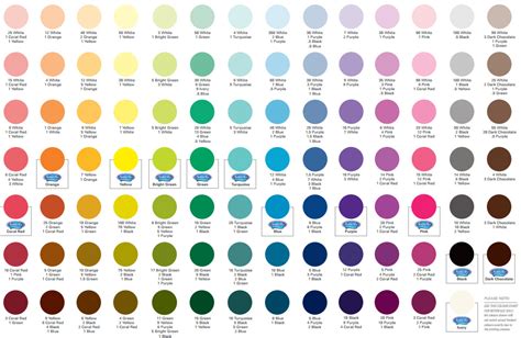 Satin Ice Colour Mixing Guide Mixing Paint Colors, Color Mixing Guide, Color Mixing Chart ...