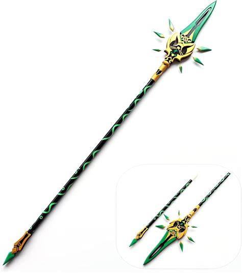 JoyMeet Genshin XIAO Cosplay Weapon - Primordial Jade Winged-Spear ...