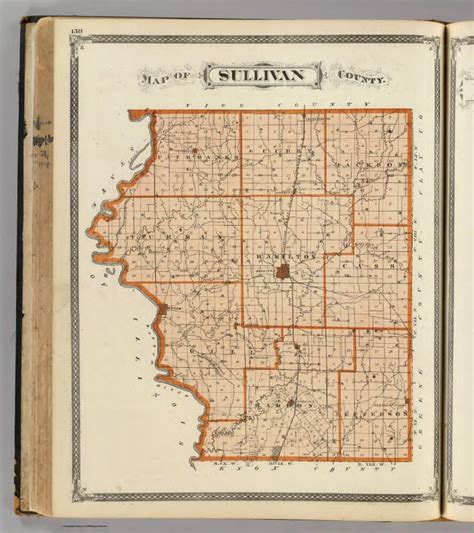 Map of Sullivan County.