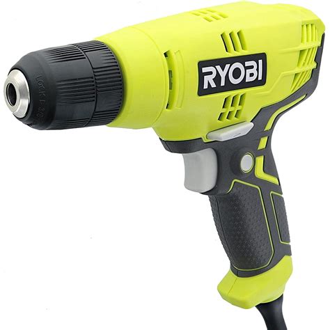 Ryobi D43K 5.5 Amp 3/8 Inch 1,600 RPM Variable Speed Trigger Corded ...