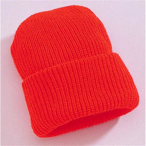 Outdoor Cap® Heavy - Duty Knit Watch Cap, Blaze Orange - 199323, Hats & Caps at Sportsman's Guide