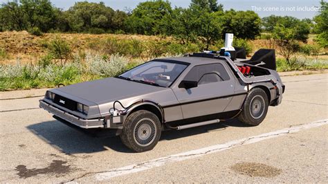 3D delorean dmc-12 time machine model - TurboSquid 1516064