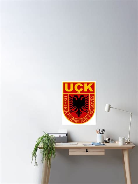 "Kosovar uqk uck army albanian t-shirt gift" Poster by Shqipshirti ...