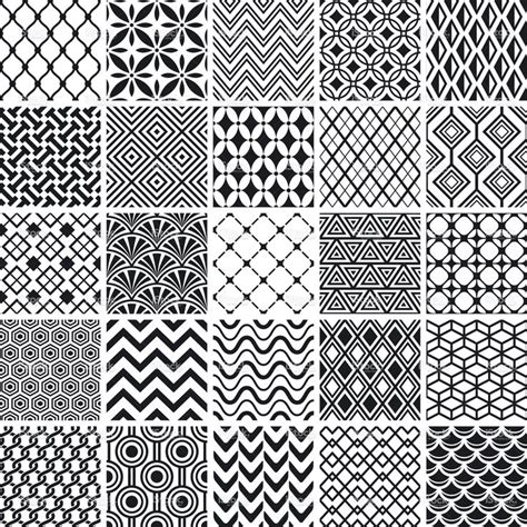 Set of simple geometric patterns. | Simple geometric pattern, Geometric pattern design ...