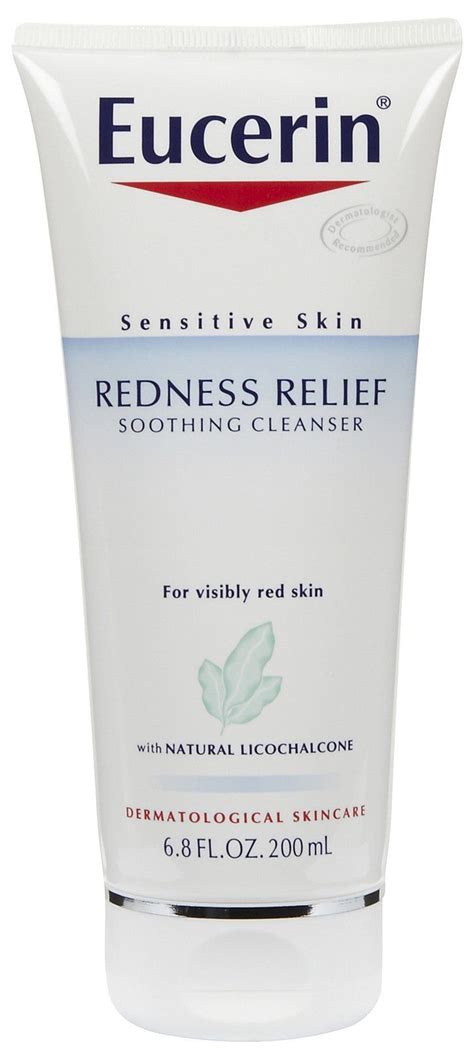 Eucerin Redness Relief Soothing Facial Cleanser | Soothing skin, Skin cleanser products, Skin ...