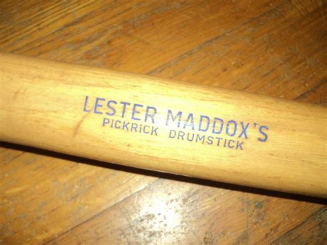 VINTAGE LESTER MADDOX DRUMSTICK AXE HANDLE CIVIL RIGHTS GEORGIA ...