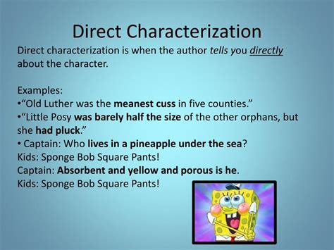 What Is An Example Of Characterization | Images and Photos finder