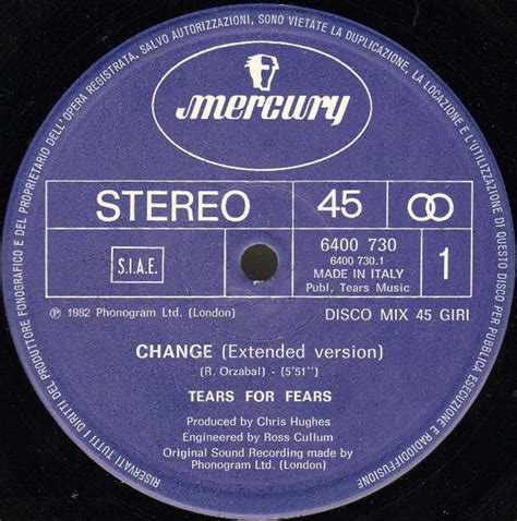 Tears For Fears - Change (1983, Vinyl) | Discogs