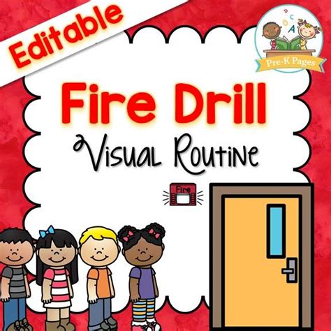 Fire Drill Visual Routine - Pre-K Pages | Fire drill, Classroom procedures, Fire drill procedures