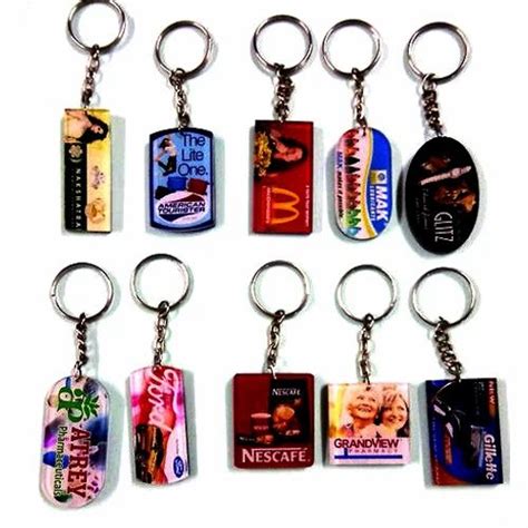 Round Acrylic Laser Cutting Keychain, Packaging Type: Box, Dimension ...