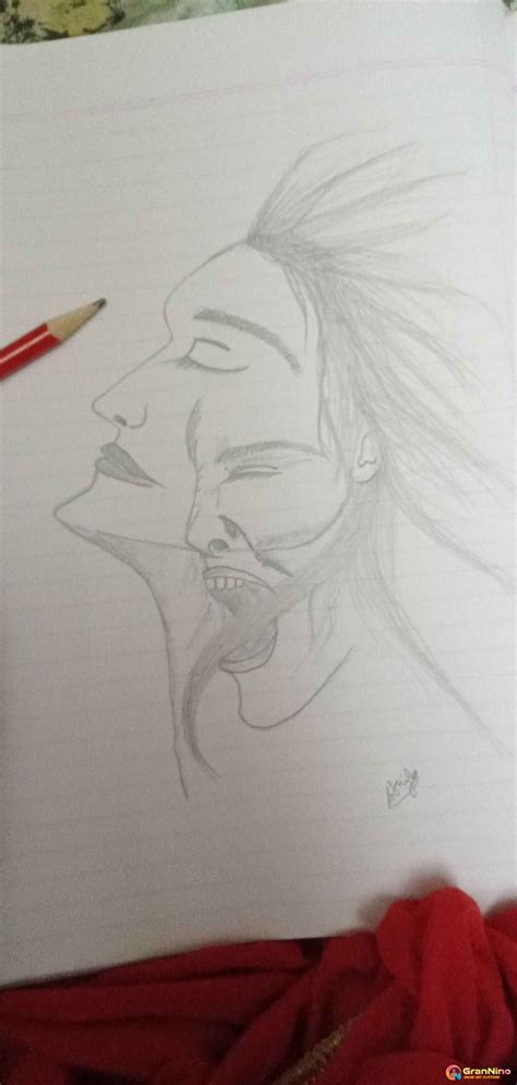 Sad Sketch Of Girl Sketch Girl - GranNino