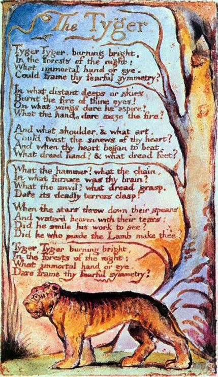 "The Tyger," by William Blake - Tweetspeak Poetry